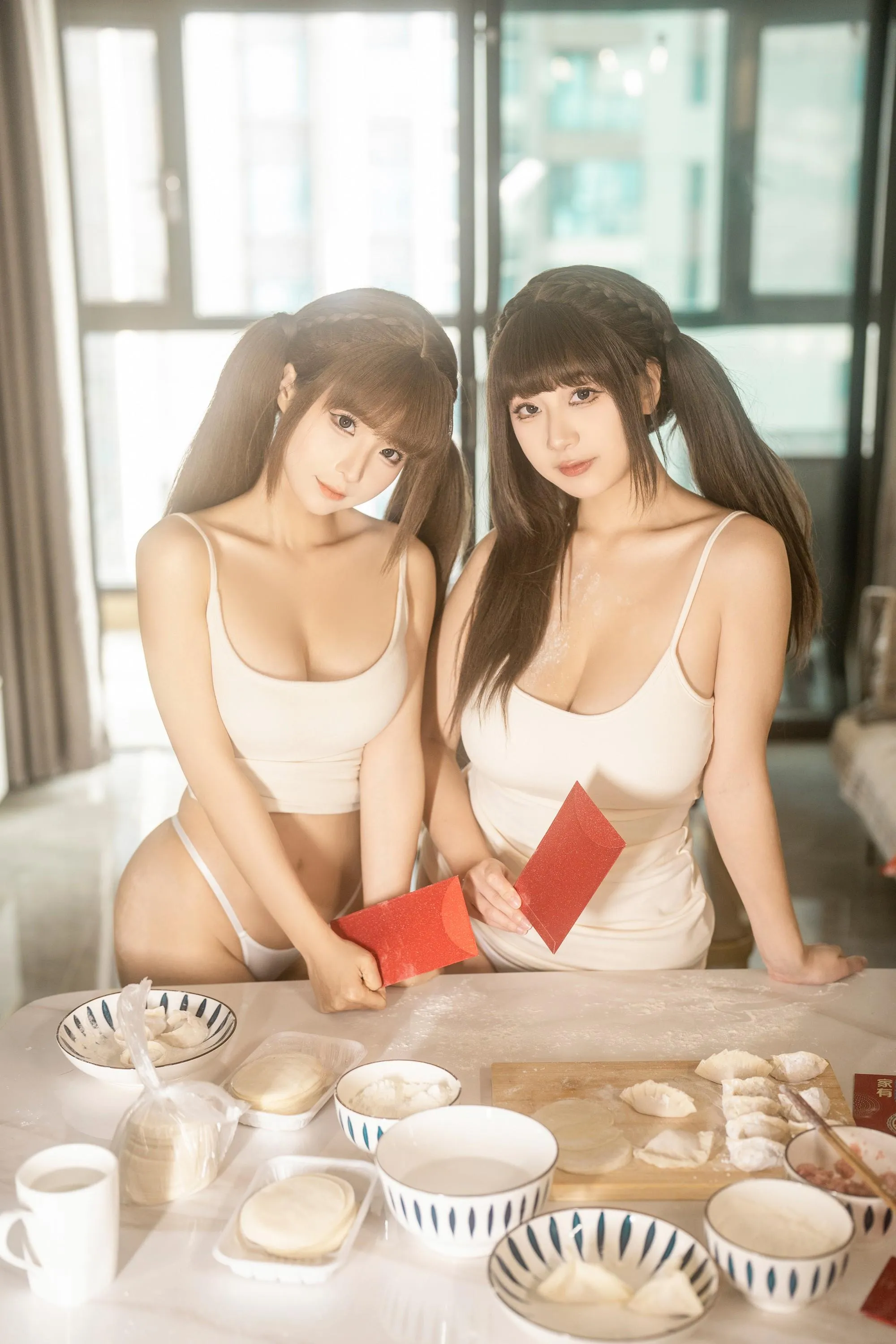 蠢沫沫 – NO.277 双人新年贺岁浅安安 [103P]插图4
